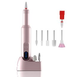 Portable Electric Nail Drill Professional Efile Nail Drill Kit for Acrylic Gel Nails Manicure Pedicure Polishing Shape Tools with Nail Drill Bits