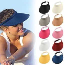 Wide Brim Hats Breathable Beach For Cycling Summer Scalable Empty Top Visor Caps Baseball Cap Sun Hat