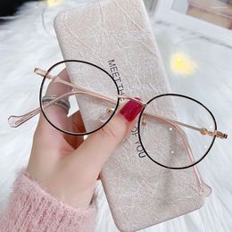 Sunglasses Anti-Blue Light Glasses Women Men Frame Eye Protection Ultra Eyeglasses Retro Round Office Computer Goggles