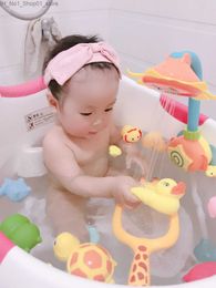 Bath Toys Baby Bath Toy Bathing Water Toys Baby Shower Toys Zhuanzhuan Toys for Girls and Boys Q231212