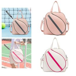 Table Tennis Sets Handbag Portable Racquet Covers Sport Bag Tote Waterproof Racket Shoulder w Strap Zipper for Ladies Youth 231211