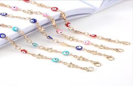Charm Bracelets Jewellery Drop Delivery 2021 Women Ethnic Turkey Evil Eye Enamel Bracelet Cuff Lucky Amulet Jewelry1 Qpdhk26420141246280