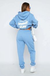 Designer Tracksuit Women's Tracksuits Hoodie Printed Casual Hoodie Loose Comfortable Hoodie Fall Winter Running High Quality Clothing