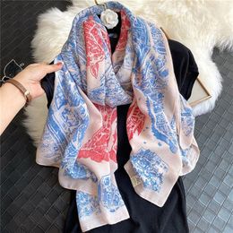 2020 Cotton linen scarf women spring and autumn sunscreen thin gauze scarf versatile winter scarf shawl240V