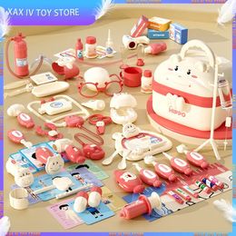 Tools Workshop Braintraining Toy For Kid Doctor Toys Suitcase Dental Checkups Hospital Nurse Pretend Play Children Birthday Gift 231211