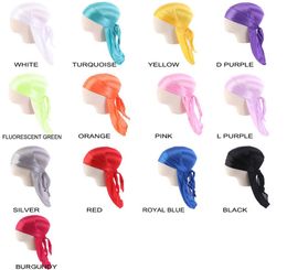 Baby Gift Solid Colour Designer Kids Durags Satin Head Wrap09760751