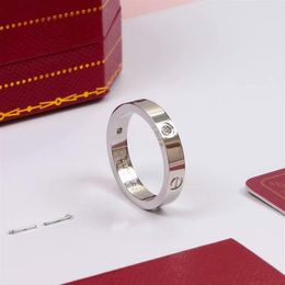 Love Screw Ring 5-11 Band Rings silver CZ high quality Men Women Fashion Designer Luxury Jewelry Titanium Steel Alloy Gold-Plated 233P