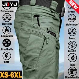 Men's Pants Men's military pants military waterproof lti Pocket tactical pants men's breathable work pants men's loose pantsL231212