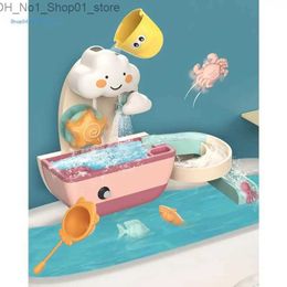 Bath Toys 85WA Interactive Activity Centre Baby Bathing Toy Indoor Game Bath Toy Shower Toy Q231212