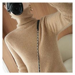 Women's Sweaters Autumn Winter Woman Sweater Long Sleeve Turtleneck Pullovers Warm Bottoming Shirts Soft Knit For Women Clothes Jumper