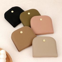 Wallets Women Fashion Wallet Short Simple PU Leather Small Purse Solid Colour Mini Coin Korean Students Lovely Bag Clutch