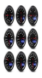 2quot 52mm 7 Colours LED Dual Display Boost Water Oil temp Oil pressure Voltmeter Air fuel Ratio EGT Tachometer Car Gauge Car6538874