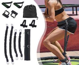 High Quality Full Body Resistance Trainer Sports Fitness Waist Leg Bouncing Training Resistance Bands Gym Stretching Kit ED8893726276