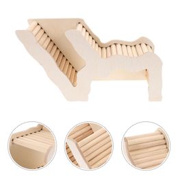 Other Pet Supplies Hamster Hideout Toy Hiding House Wooden Wood Cage Guinea Ladder Pets Sleeping Platform Climbing Toys Accessories Hut Bath 231211