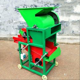 Electric Peanut Shell Removing Machine Groundnut Sunflower Seed Hulling Peel Peanut Sheller Machine With Different Capacity