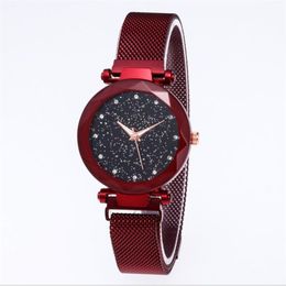 Newest Style Diamond watch Starry Sky Dial Beautiful Quartz Womens Watch Ladies Watches Fahsion Woman Casual Wristwatches246E