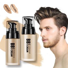 Blush BB Cream for Men Full Coverage Concealer Long Lasting Makeup Foundation Waterproof Liquid Cosmetics 231211