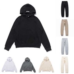 Hoodies Pullover Mens Designers Hoodie Winter Warm Man Cottons Graphic Black Essentialhoodies Essentialclothing