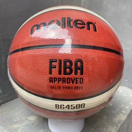 Balls Original Molten Basketball Ball GG7X BG4500 BG5000 Size 7 Rubber High Quality Standard for Outdoor or Indoor Training Sports 231212