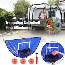 Balls Standard Basketball Net Trampoline Basketball Rack Basketball Hoop Attachment Basketball Hoop Net Attachment For Kids Plays H6L5 231212