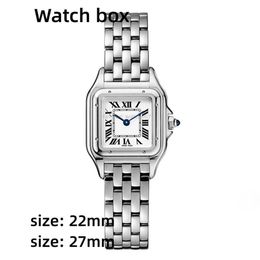 Stylish and elegant women watch 22mm27mm classic rose gold women fashion neutral casual white trumpet steel band watch quartz move244V