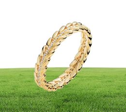 Luxury 18K Yellow Gold Grains of Energy Ring Original Box for 925 Sterling Silver Shine grain Ring Women Wedding Gift1054004