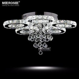 Modern Crystal Chandeliers Light Diamond LED Ceiling Lamps for Dining Living room Ring Circle Lustres Lamparas de techo Home Indoo2870