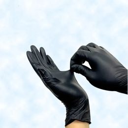 Other Housekeeping Organisation 100pcs Disposable Nitrile Gloves Black Mechanical Kitchen Latex Household Cleaning 231211