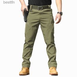 Men's Pants New Unique Special Forces Fans Overalls Stretch Breathable Tactical Pants lti Pocket Front Zipper Outdoor Casual PantsL231212