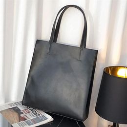 Briefcases Soft Leather Laptop Men Handbag Bag Black Fashion Tote Women Male Travel Casual Briefcase Office Bags275I