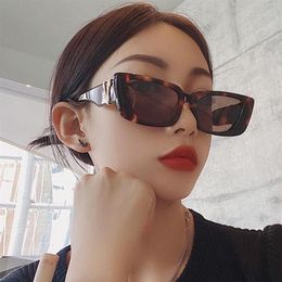 Sunglasses Fashion Vintage Square Women Brand Retro Cat Eye Small Frame Sun Glasses For Female Travel Style316C