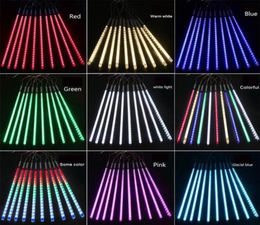 Fashion 30cm 8 Lampsset Doublesided Patch Meteor Shower Lamp Set LED Light Bar Decorative Light Outdoor Waterproof Tube Coloured 6038507