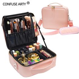 Cosmetic Bags Cases Women Makeup Large Capacity Bag Beauty Salon Tattoos Nail Art Tool Bin Case 231212
