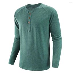 Men's T Shirts 2023 Winter Fashion Oversized Clothing Solid Colour Long Sleeved T-shirt Leisure Versatile Slim Fit Shirt