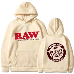 Men's Hoodies Sweatshirts RAW Fashion Hoodie Men Sweater Fleece Hooded Harajuku Hip Hop Casual Men Ladies Hoodie High Quality Pullover Hoodie 231212