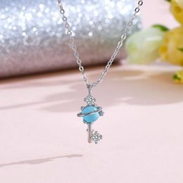 Pendant Necklaces Silver Plated "Colorless" Personalized Multiple Clavicle Chains Fashion Simple Women's Necklace Jewelry Gifts