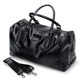 Duffel Bags Luxury Brand Leather Travel Bags Handbag Travel Men Large Luggage Tote Shoulder Bags Casual Male Business Crossbody Duffel Bags 231213