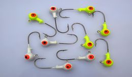 80pcLot Lead Jig Heads Fishing Hooks Crappie Lure Fishing Lures Lead Head Jigs Hooks Bait Tackle 3g6190183