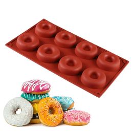 Baking Moulds Silicone DIY Donut Maker NonStick Pastry Cookie Chocolate Mold Muffin Cake Mould Dessert Decorating Tools 231213