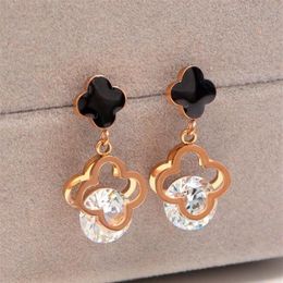 2019 Top Quality Fashion Designer Earrings Gold Plated Luxury Ear Studs V Stamp Stainless Steel earrings For Women 327349P