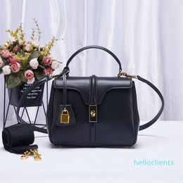 Trendy New Style 16 Bag Small Original Handbag Brass Lock Flap Removable Shoulder Strap Ladies Shoulder Bag Messenger Bag CE18626259S