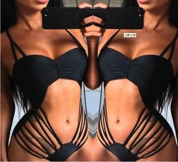 2019 fashion New women039s swimwear sexy bind onepiece bikini beach onepiece bathing suit with breast pads swimsuit25039762334096