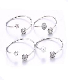 Charm Bracelets 2022 Est Snap Bracelet Fit 12mm Button Jewellery Real Stainless Steel Cuff Crystal Unisex DIY Gifts1788969