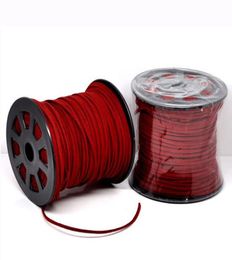 1 Roll95m 25mm15mm Fashion fabric Velvet leather rope premium cashmere suede necklace cords DIY Materials Accessories sh9854446