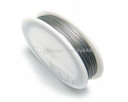 Whole 10PCSLOT 05mm Stainless Steel Wire Beading Wire Nyllon Coated Stainless Steel Wire Jewelry Cords Findings6085023