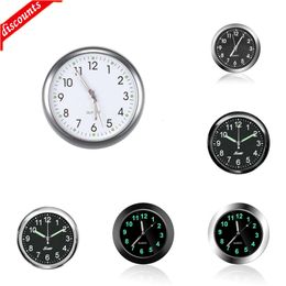 New Other Auto Electronics Car Clock Luminous Automobiles Internal Stick-On Mini Digital Watch Mechanics Quartz Clocks Auto Ornament Car Accessories Gifts