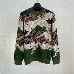 Aop Jacquard Lettern Sweater Sweater في الخريف / الشتاء 2023Acquard آلة الحياك