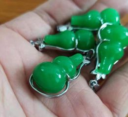 Natural Malay Jade Gourd Good Luck Pendant De livery0145946968086730