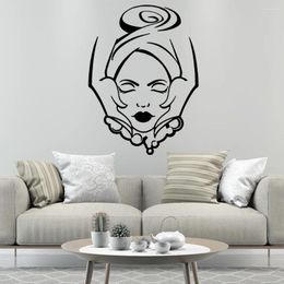 Wall Stickers Funny Spa Art Decal Sticker Murals For Room Decals Wallpaper Beauty Salon Mural Poster