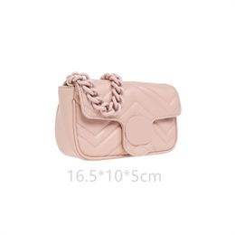 Дизайнерские женские сумки из натуральной кожи, качественные роскошные кошельки, сумка через плечо Marmont, сумки-мессенджеры, модные металлические сумки, классическая сумка через плечо dhgat, красивая сумка